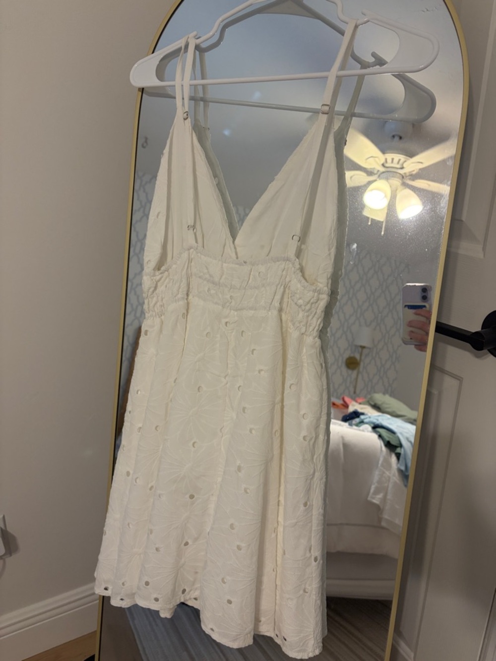 Ocean Drive White Lightweight Summer Dress - Picture 3 of 4